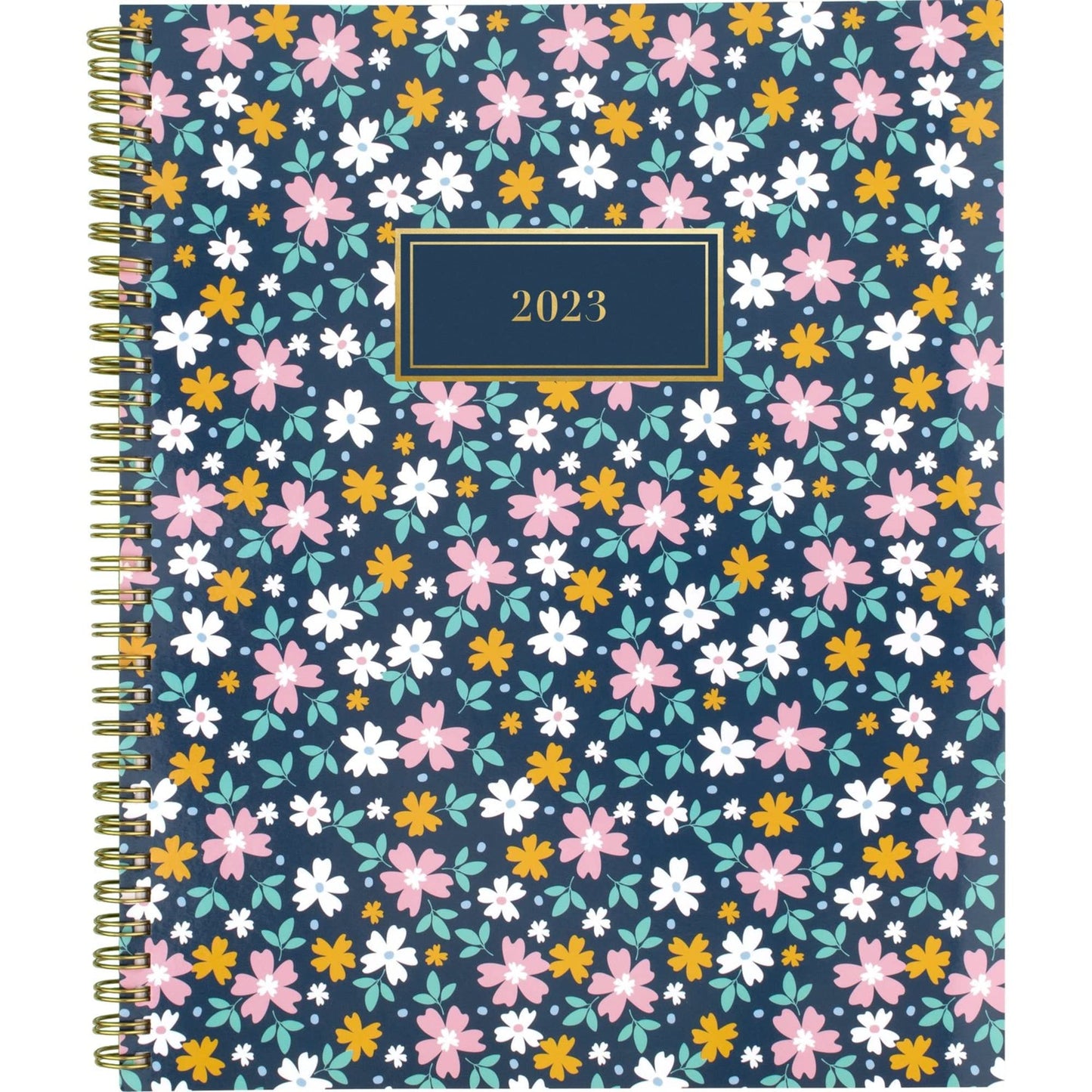 Cambridge Precious Weekly/Monthly Planner, Precious Floral Artwork, 11 x 8.5, Blue/Green/Pink Cover, 12-Month (Jan to Dec): 2023
