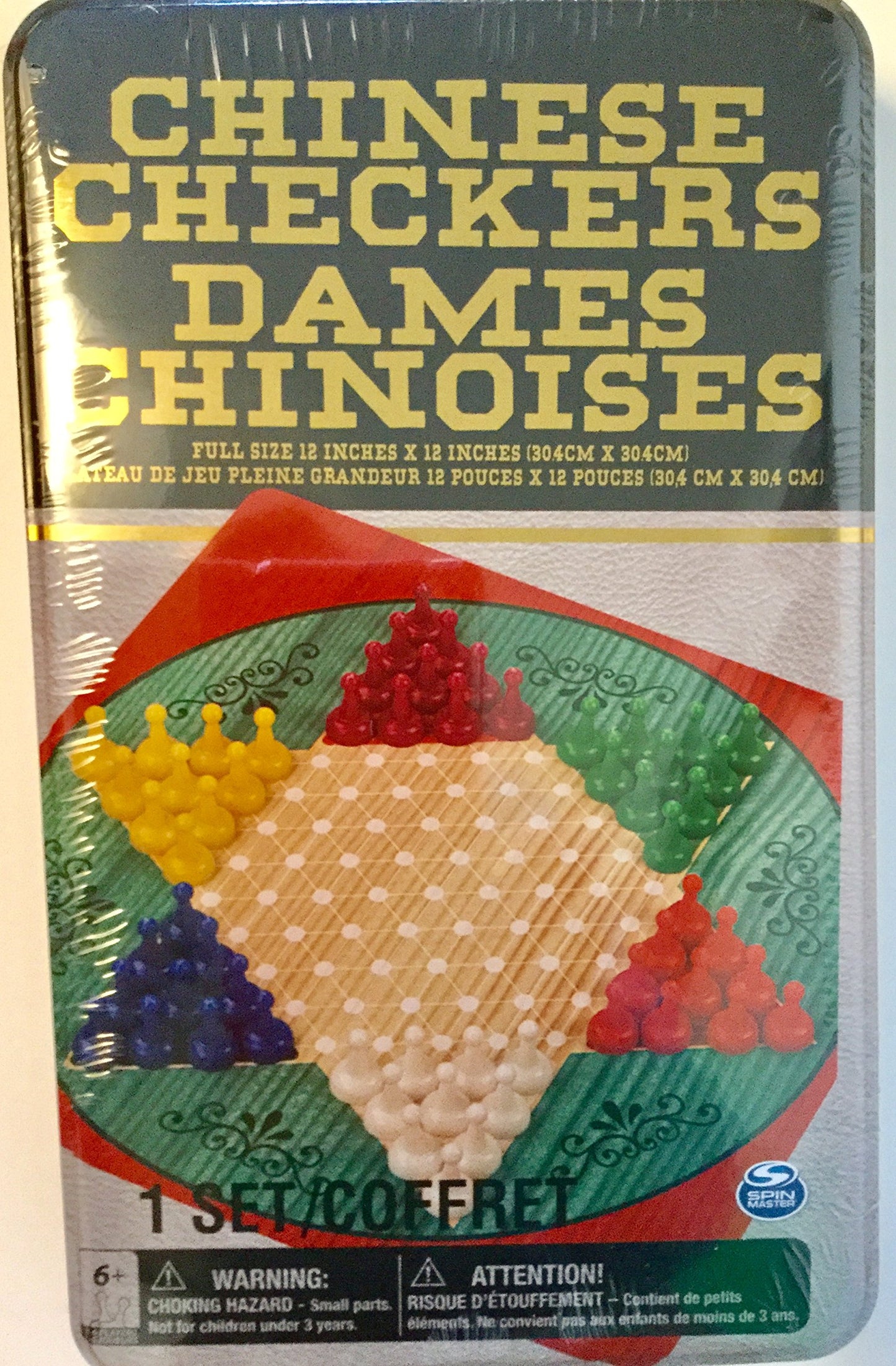 Spin Master Chinese Checkers Set in Tin