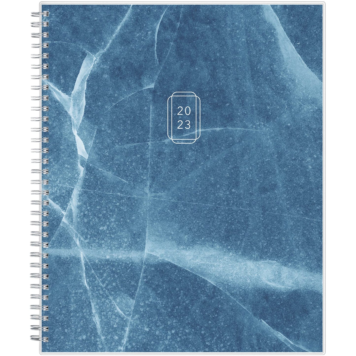 Blue Sky� Weekly/Monthly Planner, 8-1/2" x 11", Blue Marble Frosted, January To December 2023, 141244