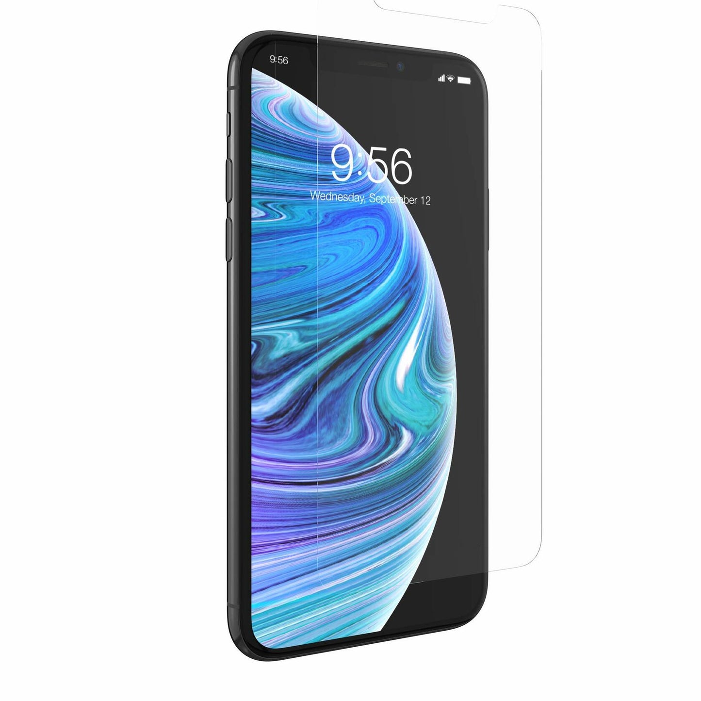 ZAGG InvisibleShield Glass+ Screen Protector – High-definition Tempered Glass for the Apple iPhone XS/X – Impact & Scratch Protection