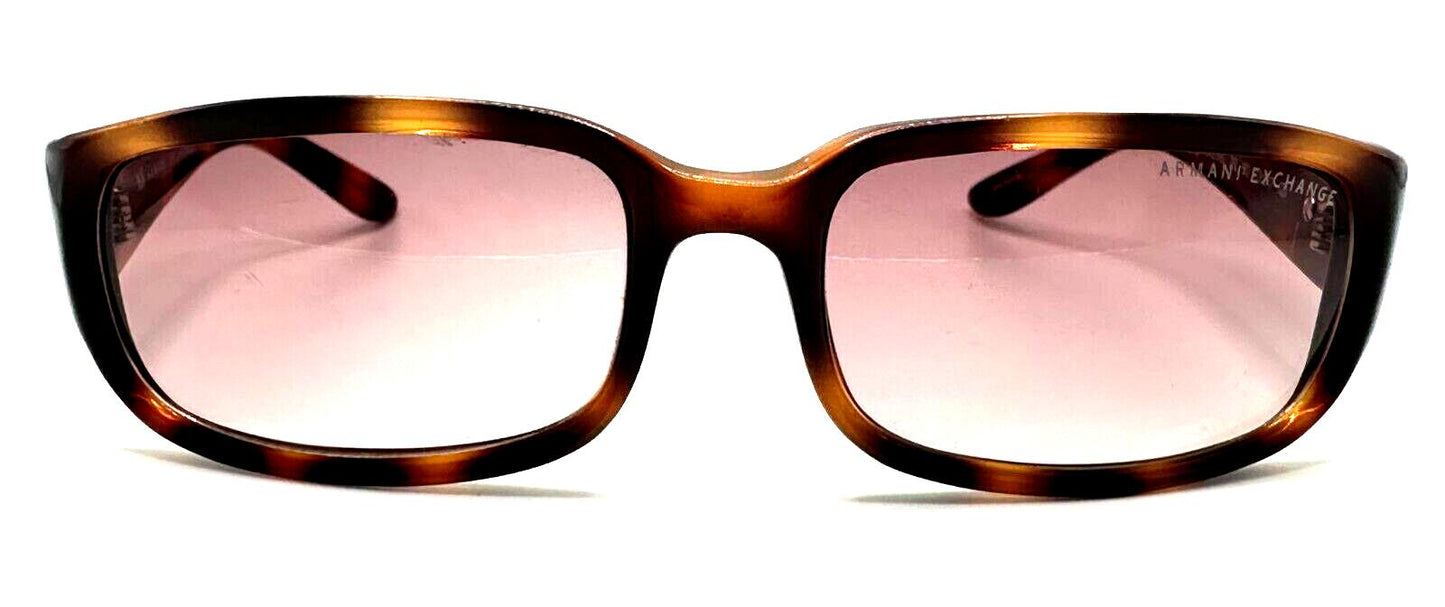 ARMANI EXCHANGE AX031/S Brown Tortoise Plastic Rectangular Sunglasses
