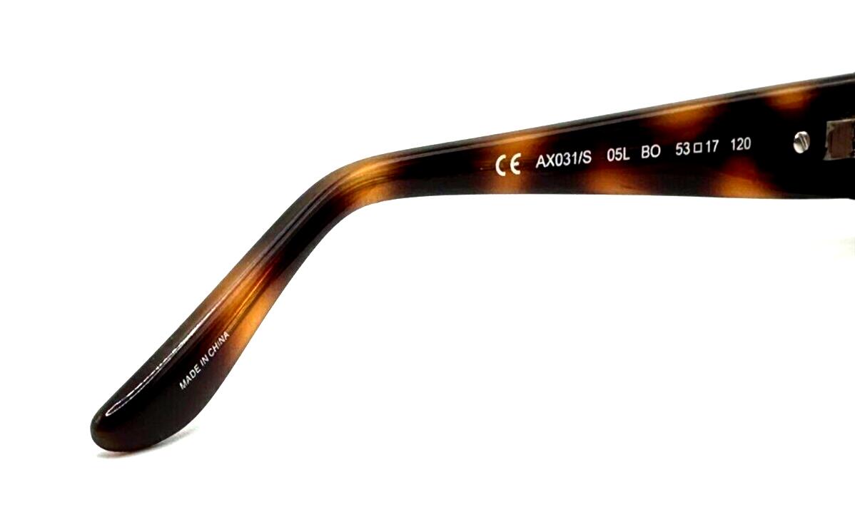 ARMANI EXCHANGE AX031/S Brown Tortoise Plastic Rectangular Sunglasses