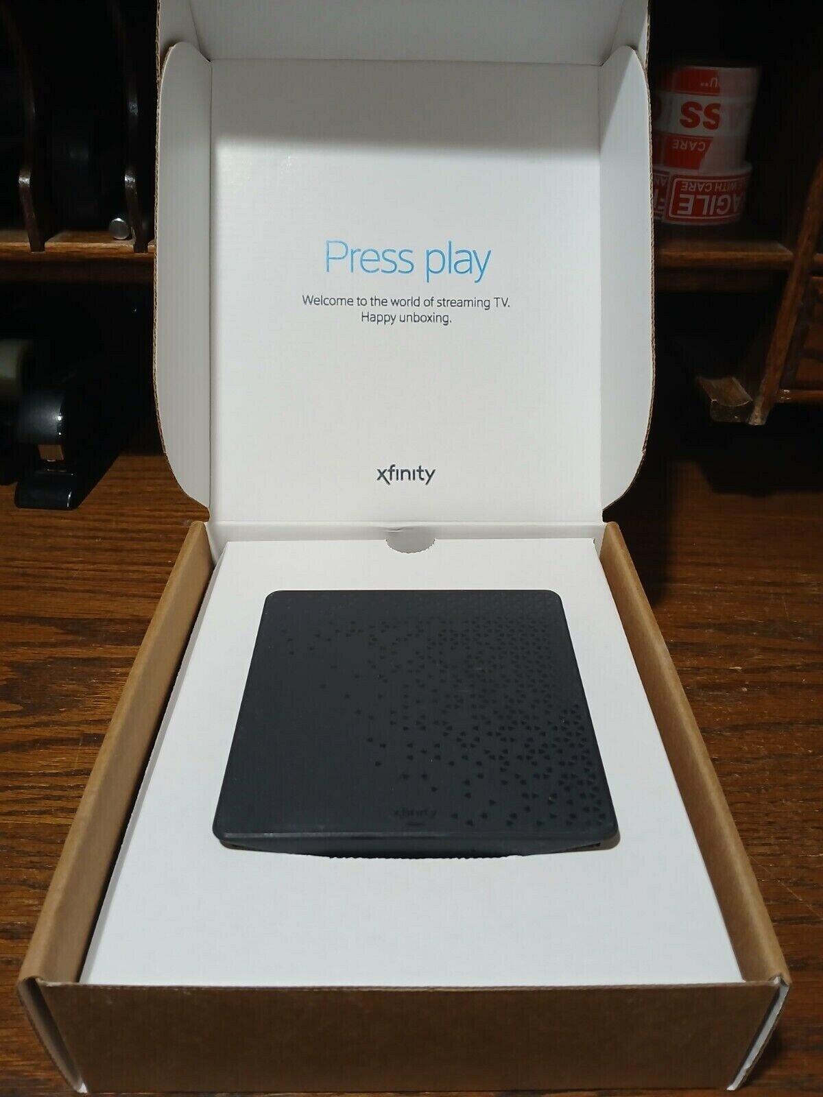 Xfinity TX061AEI Flex TV Streaming Box 4K w/ Voice Remote Black NEVER USED