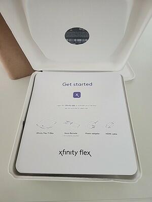 Xfinity TX061AEI Flex TV Streaming Box 4K w/ Voice Remote Black NEVER USED