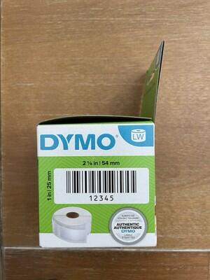 Dymo LabelWriter Multipurpose Labels 1 in x 2 1/8 in Roll of 250 Labels NEW