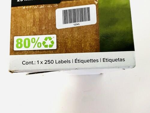 Dymo LabelWriter Multipurpose Labels 1 in x 2 1/8 in, Roll of 250 Labels