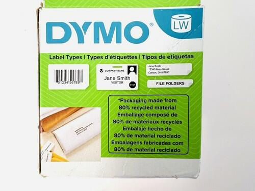 Dymo LabelWriter Multipurpose Labels 1 in x 2 1/8 in, Roll of 250 Labels
