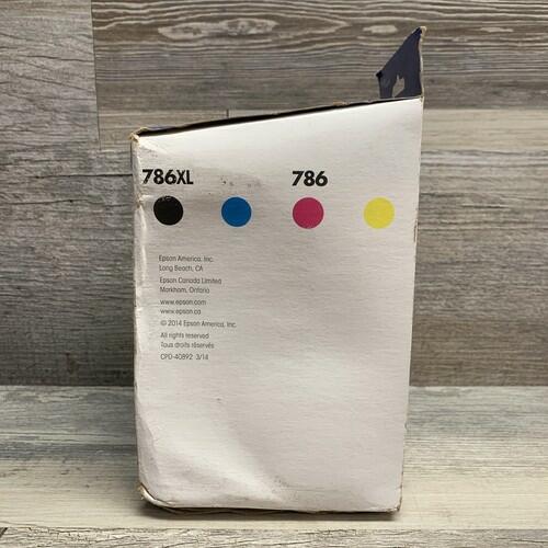 Epson Durabrite 786xl Black & 786 Standard Color Ink Cartridges EXP 05.2025