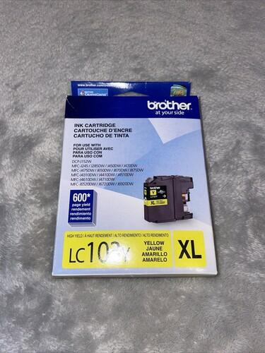 Brother - LC103Y XL High-Yield Ink Cartridge - YELLOW EXP 2022