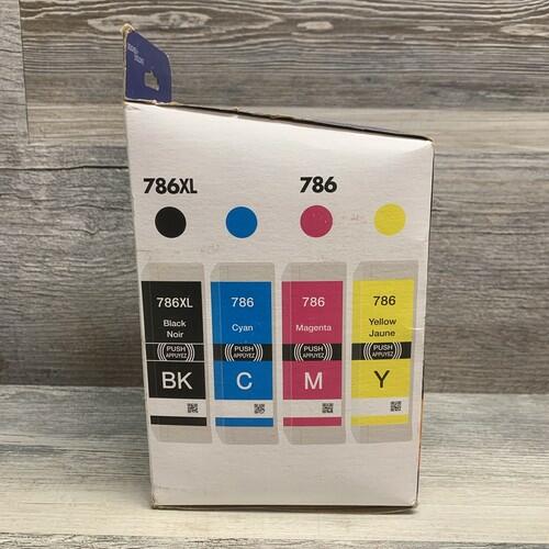 Epson Durabrite 786xl Black & 786 Standard Color Ink Cartridges EXP 05.2025