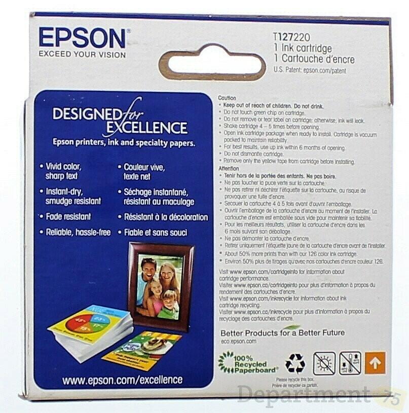Epson 127XL Cyan Ink Cartridge - EXP 10.2024