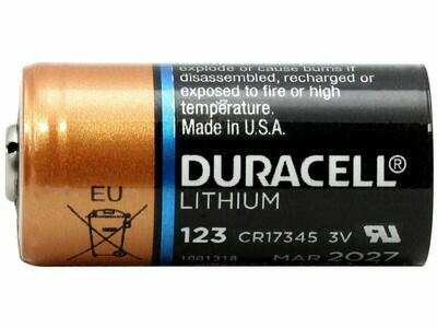 3 x Duracell Ultra Lithium CR123A Battery 3V CR17345 EL123 EXP:2024 Pack of 1