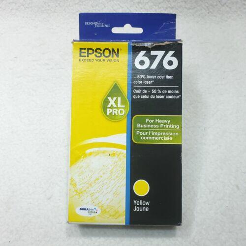 EPSON 676XL PRO High Capacity Ink Yellow Jet Printer Cartridge Expire 2024