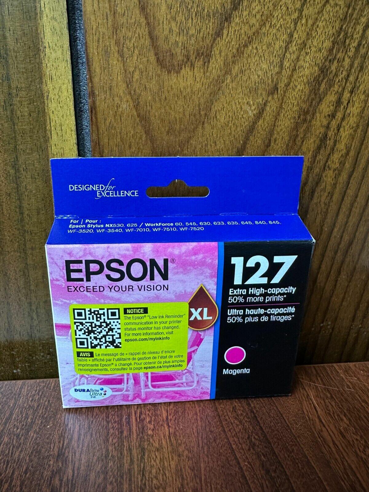 Epson® 127 DuraBrite® Ultra Magenta Ink Cartridge, T127320-S Exp- 1/2024