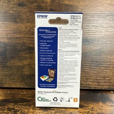 Epson 273XL High Capacity Black Ink Cartridge, exp 04.2023