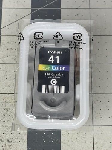 Genuine OEM Canon CL-41 Color Ink Printer Cartridge Sealed (L2)