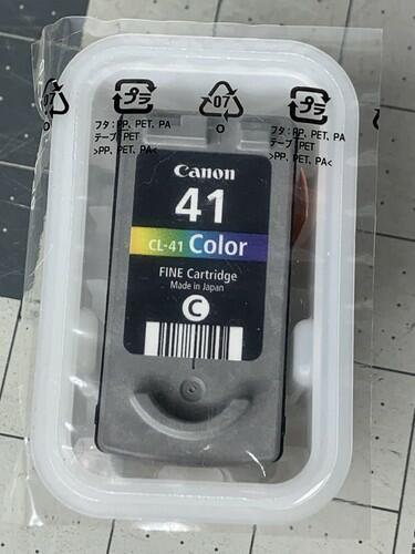 Genuine OEM Canon CL-41 Color Ink Printer Cartridge Sealed (L2)
