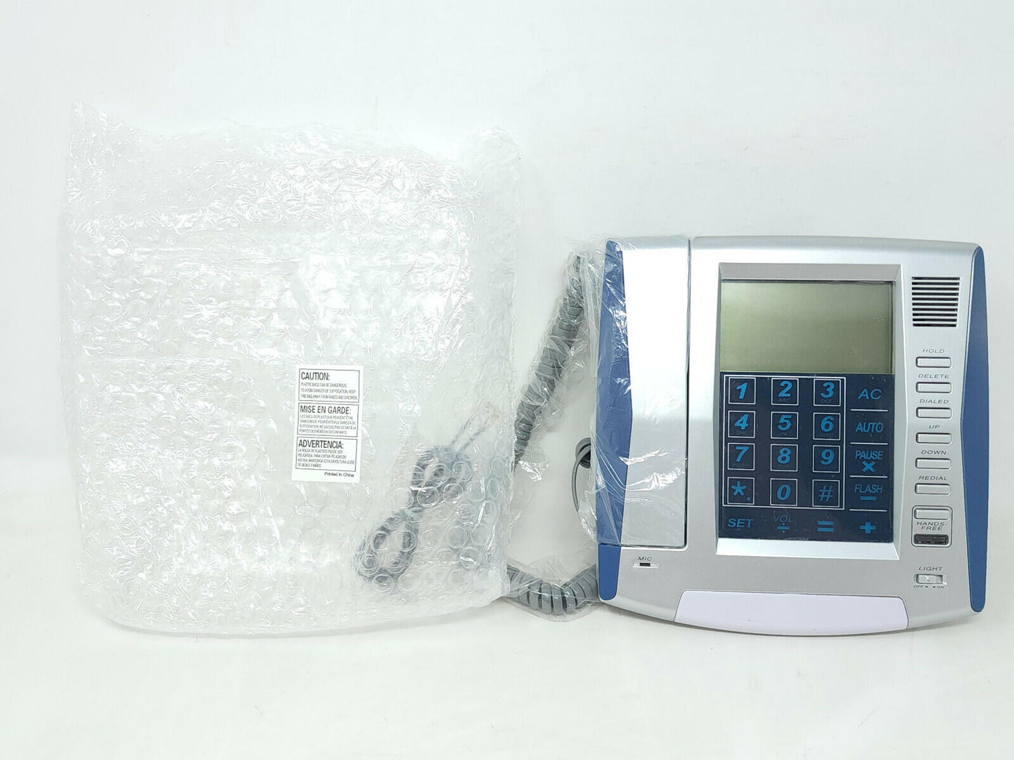 Innovage Phone Talking Caller ID LCD Touch Panel Land Line - NEW OPEN BOX