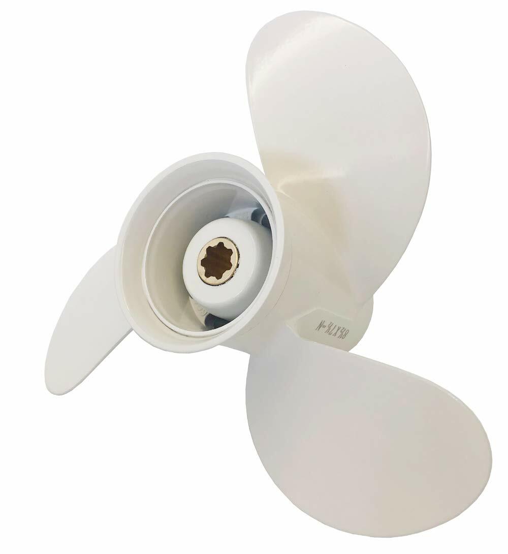 WOTAIQI Yamaha Compatible Propeller for Boat 6hp 8hp F6 F8 / Boat 8 1/2x8