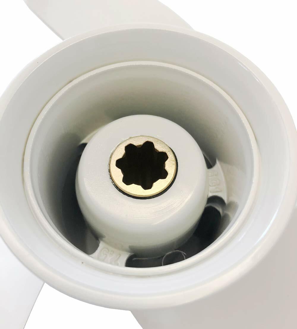 WOTAIQI Yamaha Compatible Propeller for Boat 6hp 8hp F6 F8 / Boat 8 1/2x8