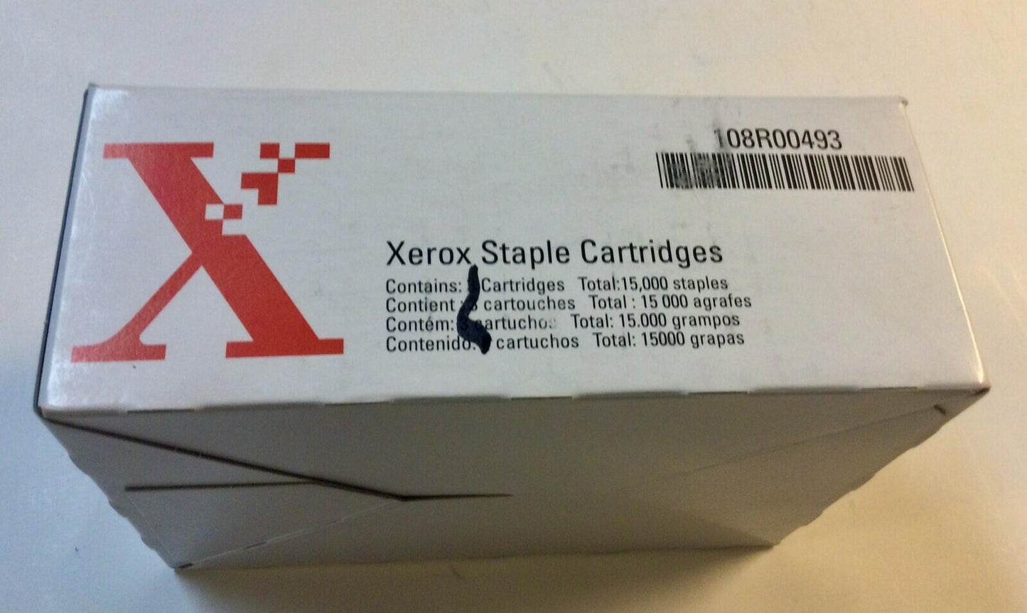 Xerox Staples 108R00493 ~ 2 Cartridge Pack ~ 10,000 Staples