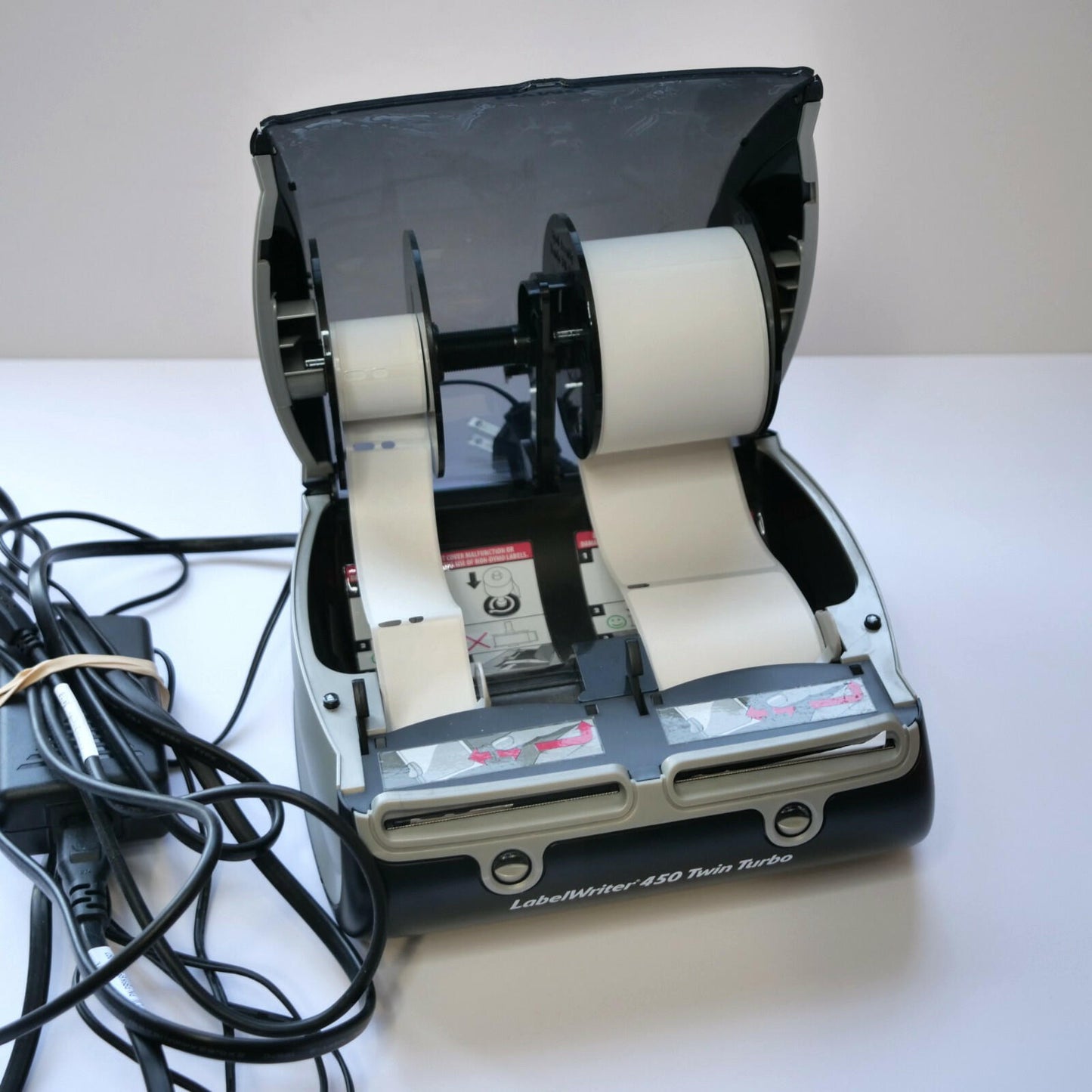 Dymo LabelWriter 450 Twin Turbo Thermal Label Printer with Power and USB Cables
