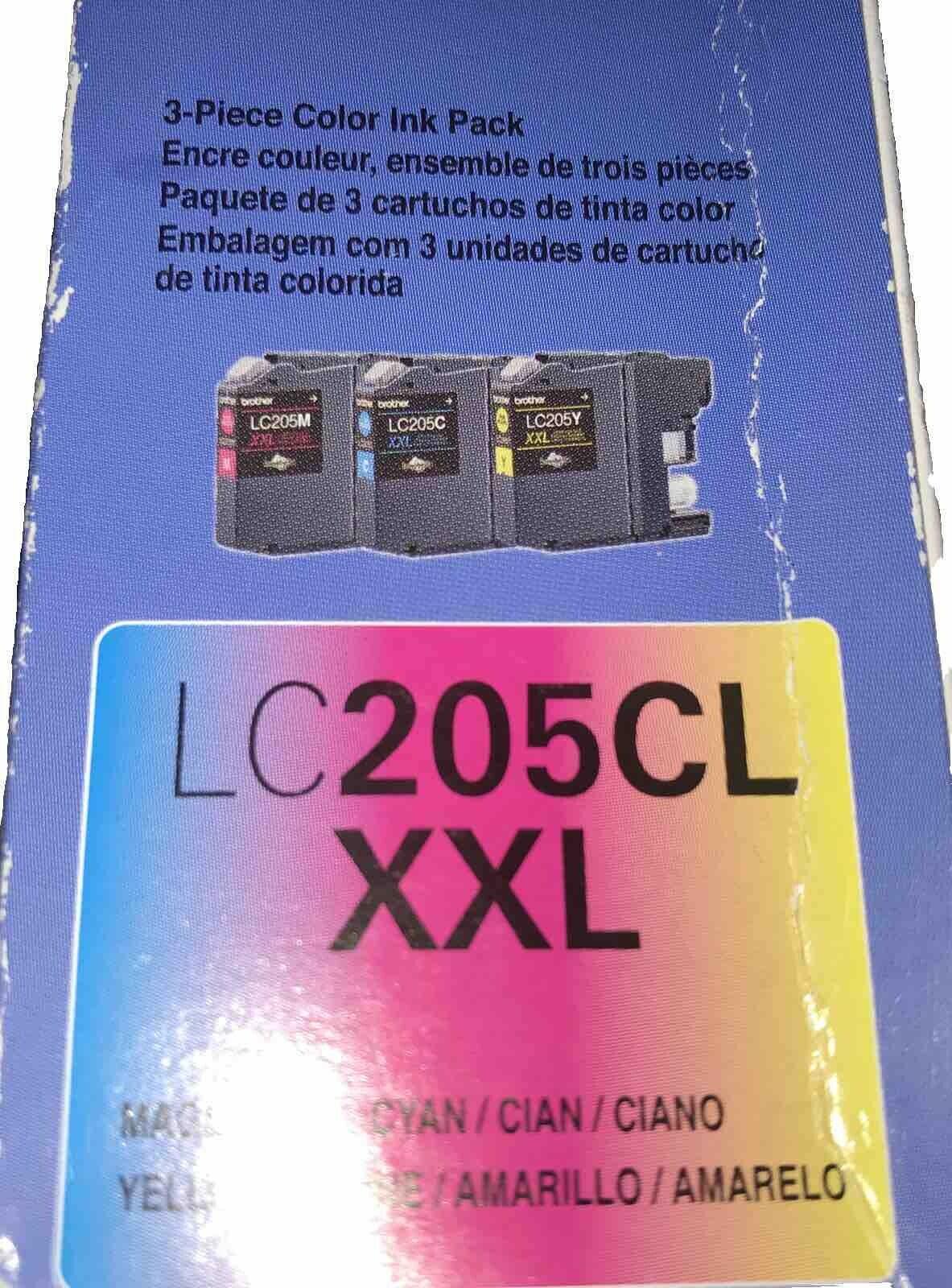 Brother LC205CL XXL Ink Cartridges (Cyan/Magenta/Yellow) Exp 01/2026