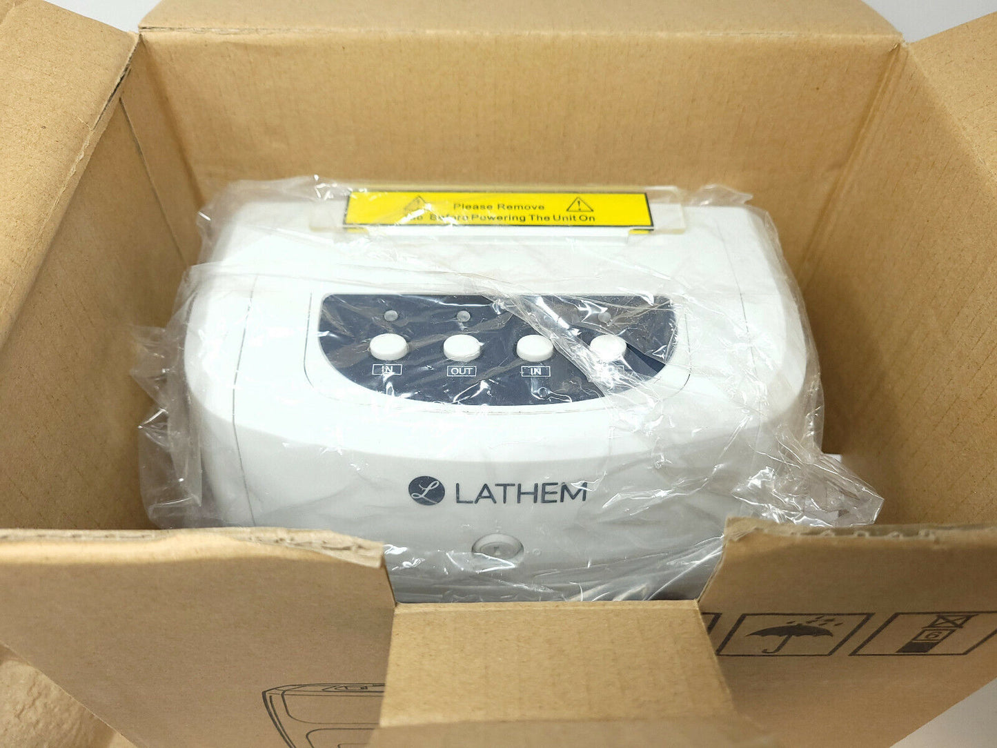 Lathem Time 400E-KIT Timeclock Bundle Kit Time Cards, Rack, Ribbon - Open Box