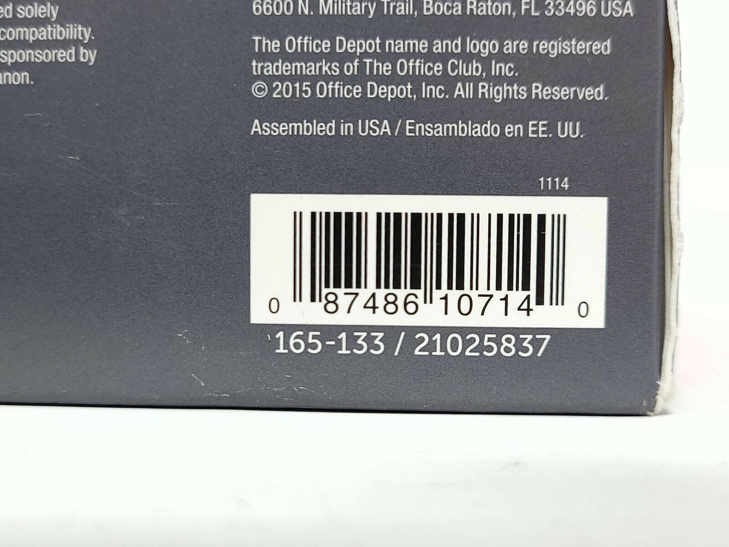 Black Ink Cartridge for BCI-3e Canon BJC-3000 / Pixma ip3000 / S400 / S600 - New