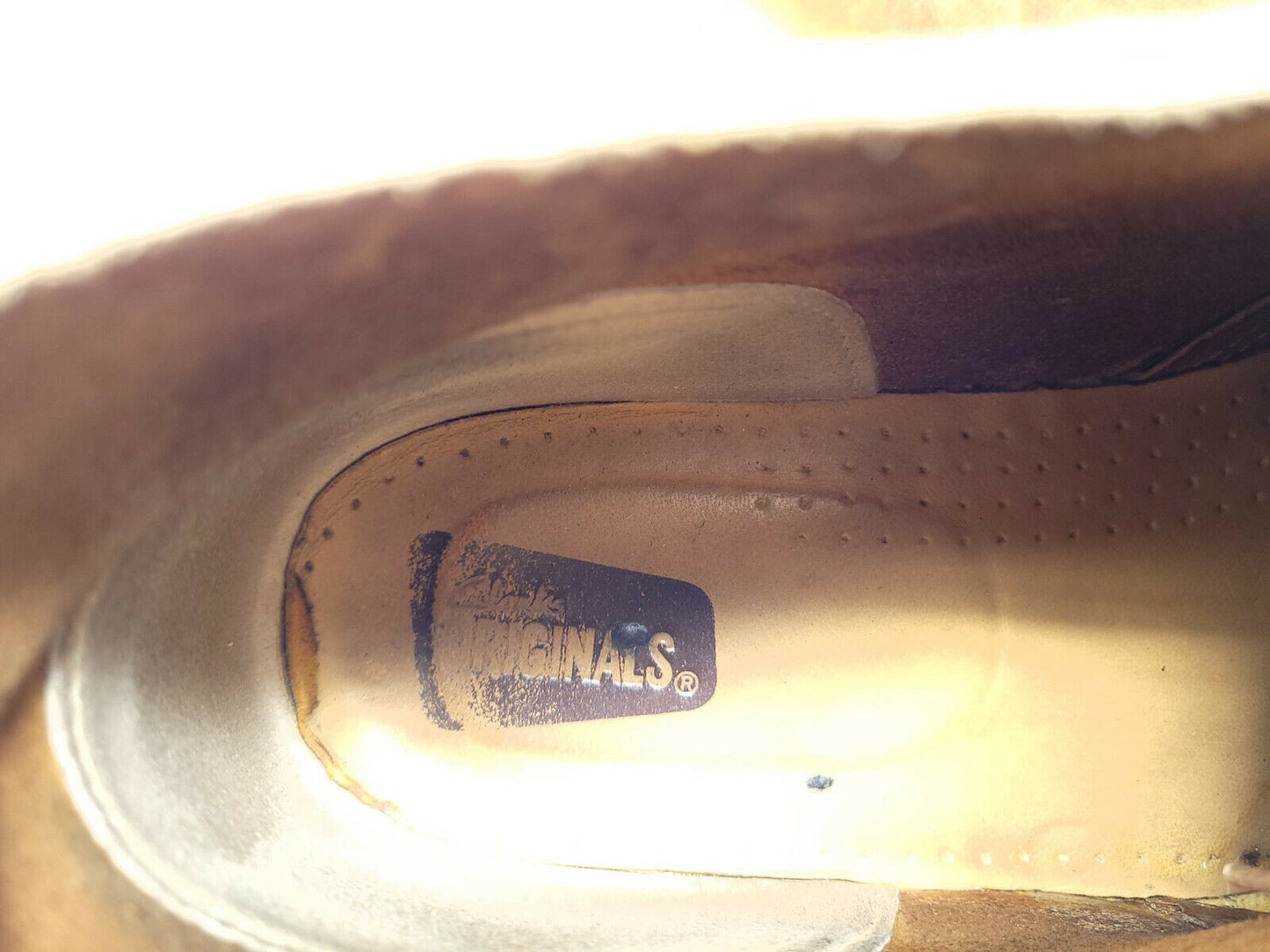 Clarks The Original Desert Boot Men's Sz 9.5 Brown Leather - Pre-Owned