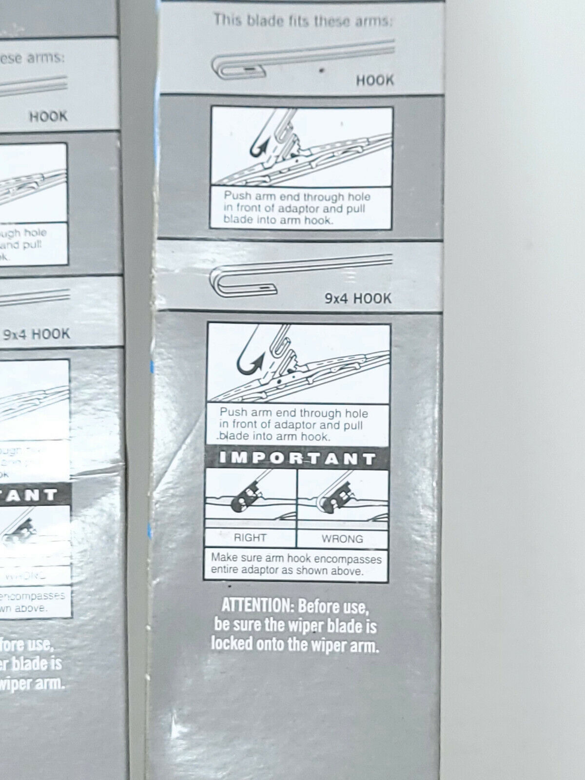 4x 21" TRICO Rainguard Beam Blade Windshield Wiper Blades All Weather - 31-210