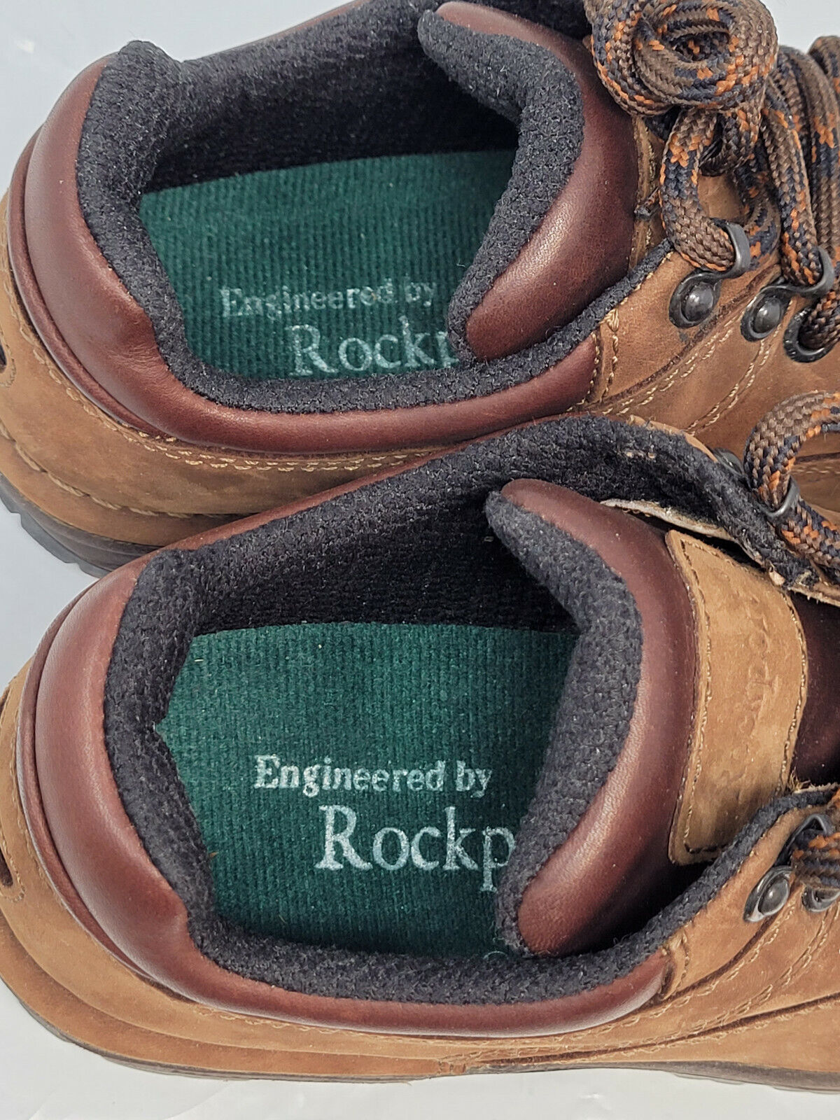 Rockport XCS Womens Sz 6.5M Vibram Leather Hiking Boots Brown Lace-Up WLV41