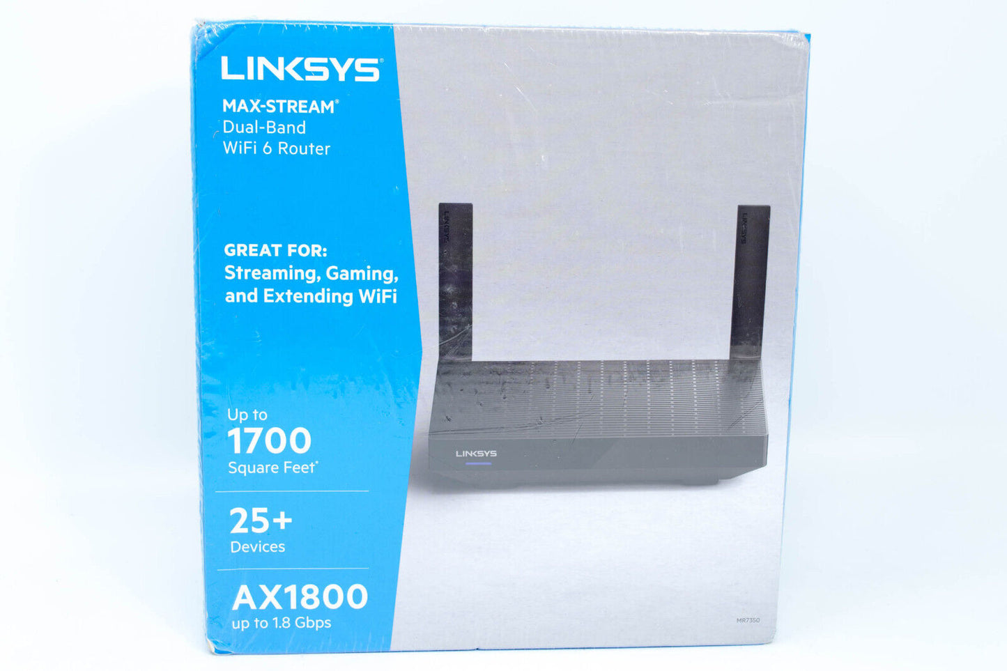 Linksys Max-Stream Dual-Band WiFi 6 Router MR7350 - Brand New Sealed - 3