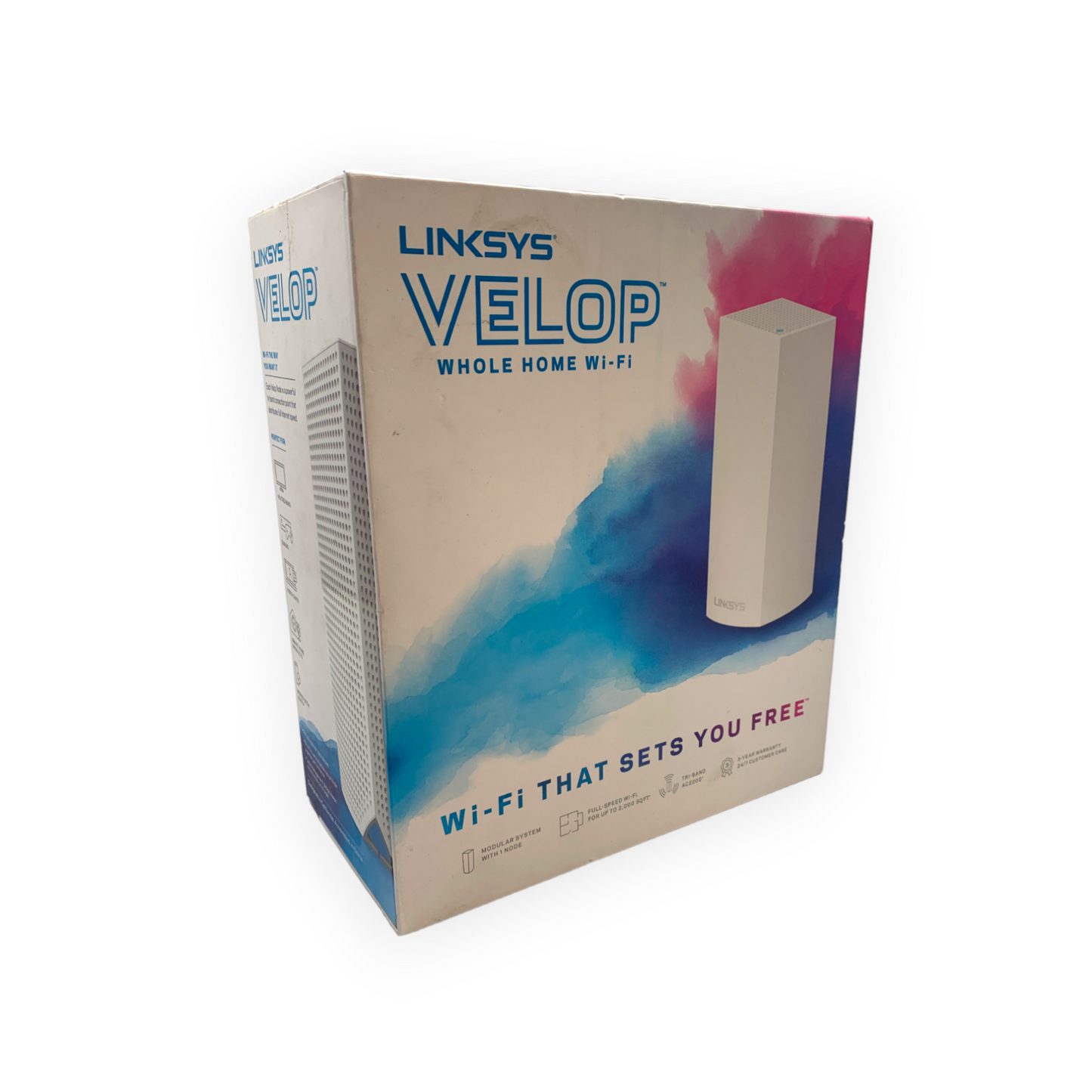 Linksys AC2200 Router WHW0301 Velop Whole Home Mesh Wi-fi System, (Defective)
