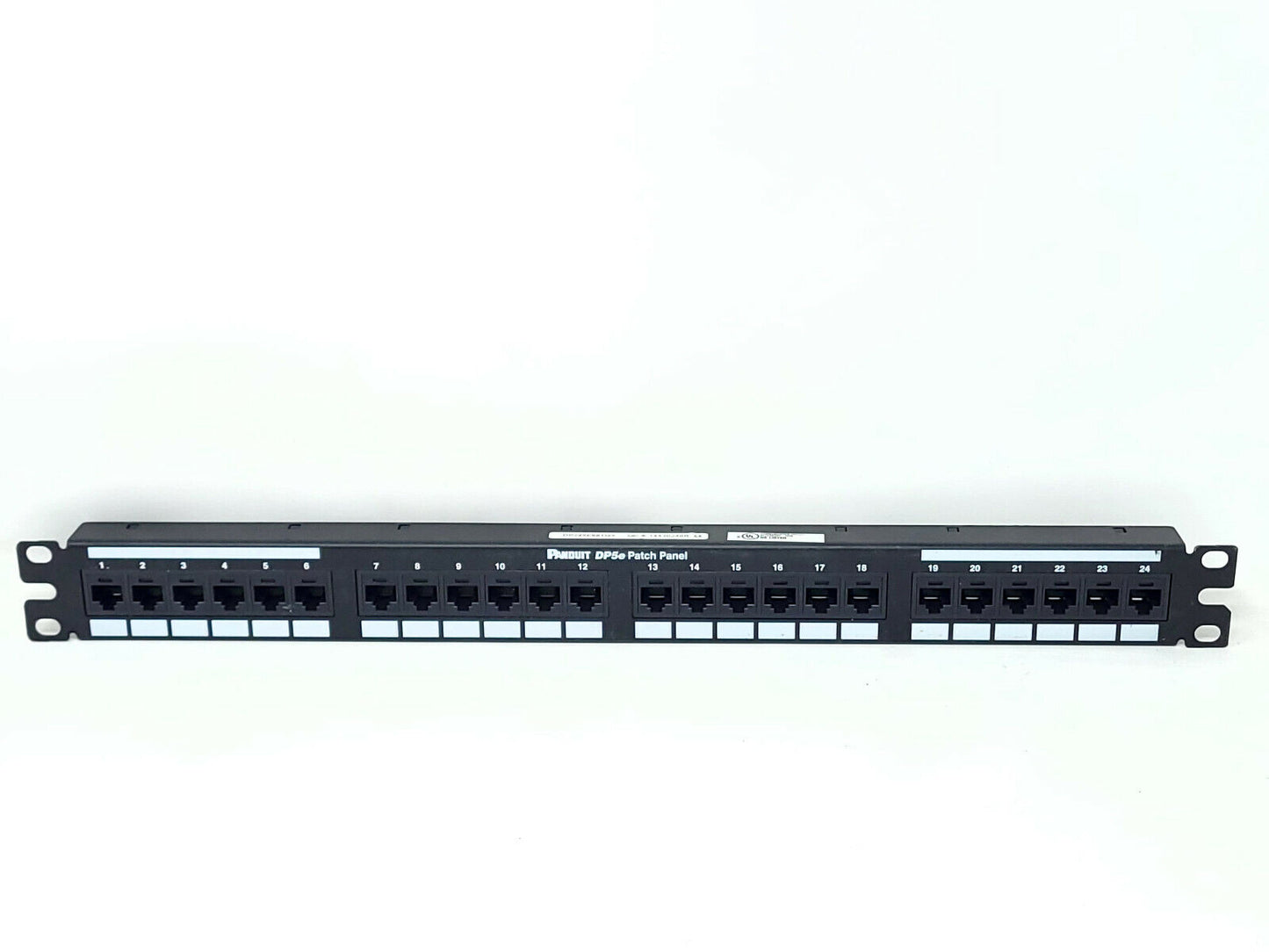 Lot of 3 Rackmount Cat5 Patch Panel 568B, RJ45 Ethernet - 16, 24, 48 - USED