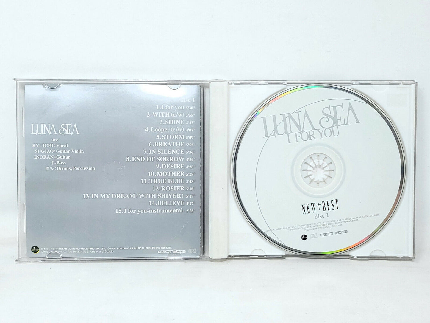 Luna Sea - I FOR YOU - New+Best - 2 Disc Box Set - Used condition - IMPORT