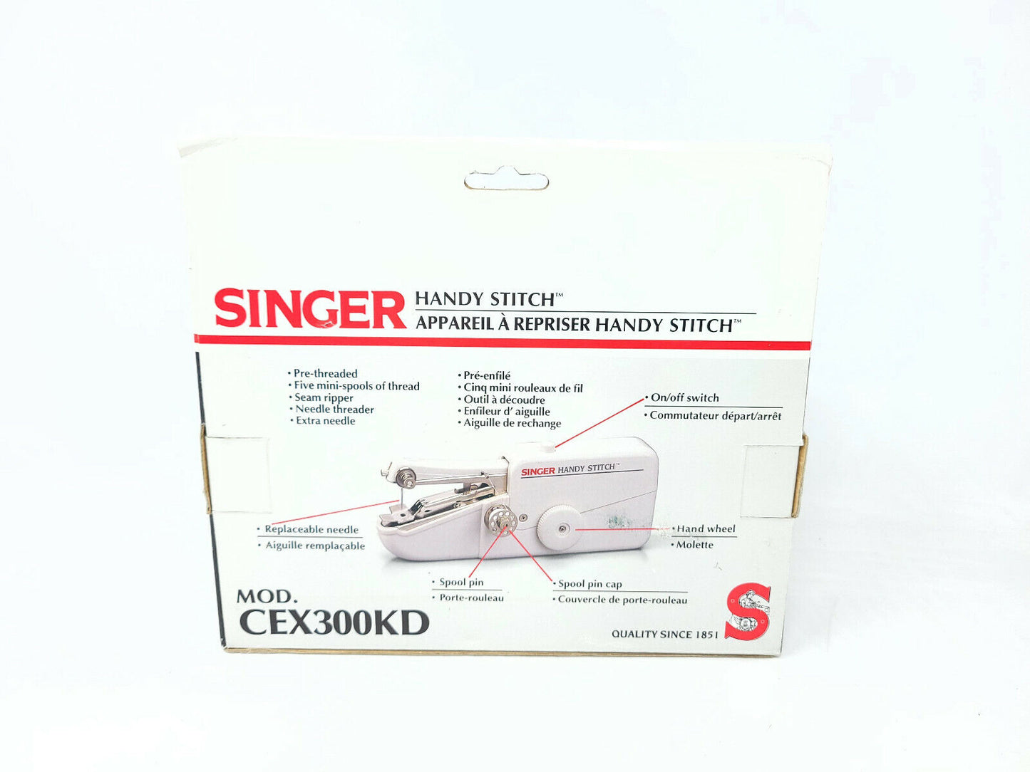 SINGER Handy Stitch The Handheld Portable Battery Powered Sewing Machine