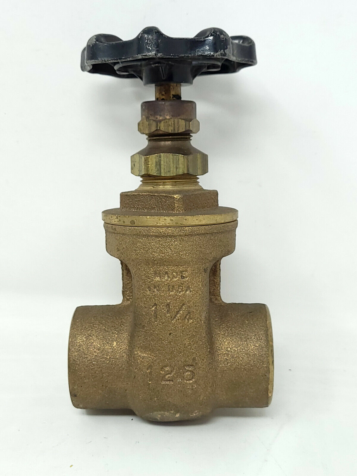 HAMMOND FIG 607 - Gate Valve 1 1/4" - Class 125 - Brass - NEW OPEN BOX