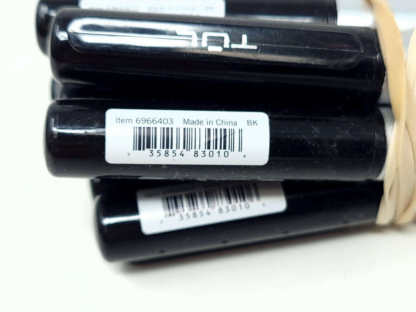 Lot of 7x TUL Permanent Markers PM Series Fine Point Black - New with tag