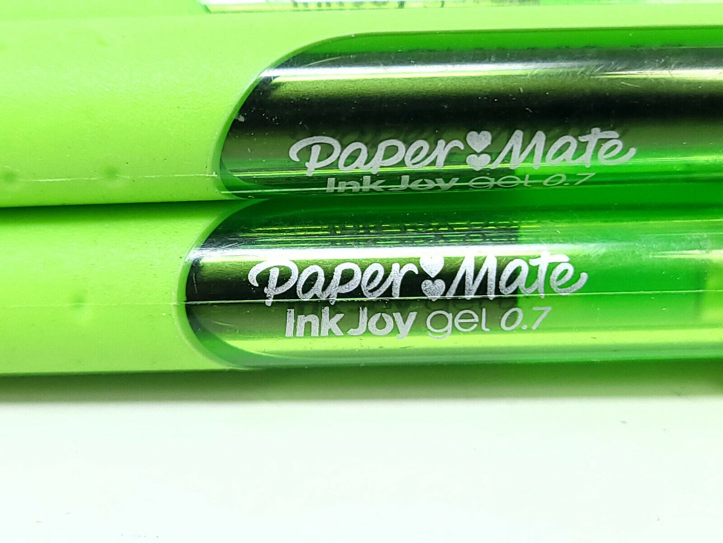 4x Paper Mate 1953050 InkJoy Gel Pen, Medium Point 0.7mm, Lime Green - NEW TAGS
