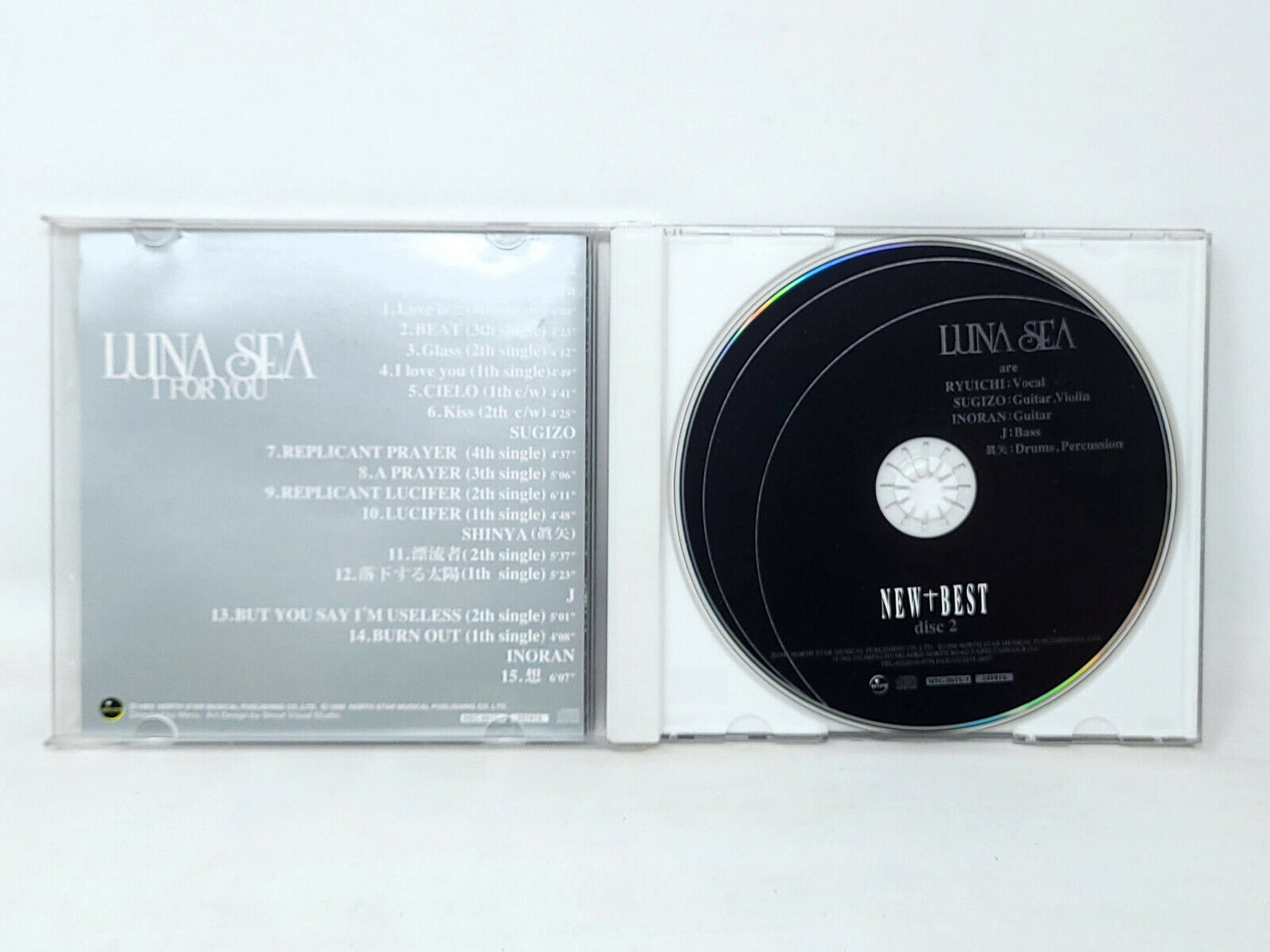 Luna Sea - I FOR YOU - New+Best - 2 Disc Box Set - Used condition - IMPORT
