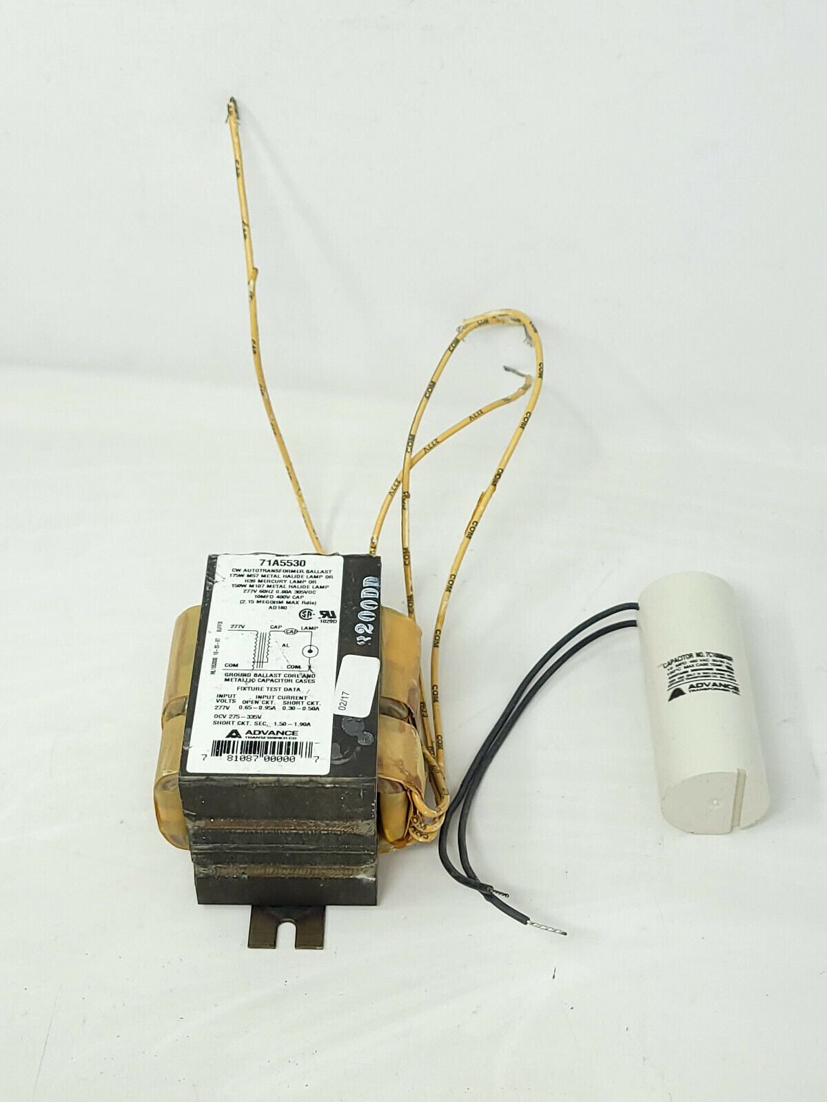 Advance 71A5530 175-Watt Metal Hallide -Mercury 277V Ballast Kit - NEW OPEN BOX