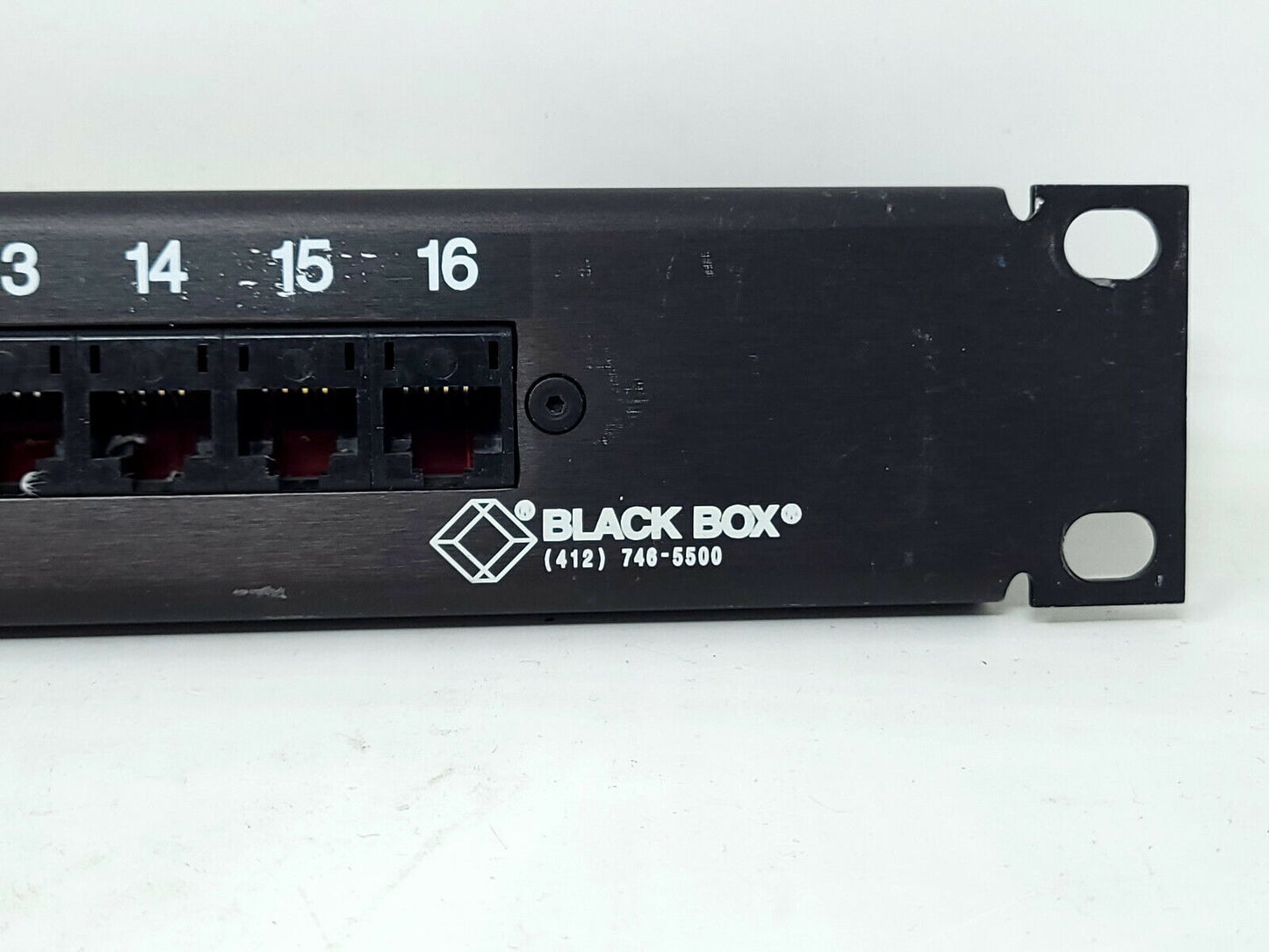 Lot of 3 Rackmount Cat5 Patch Panel 568B, RJ45 Ethernet - 16, 24, 48 - USED