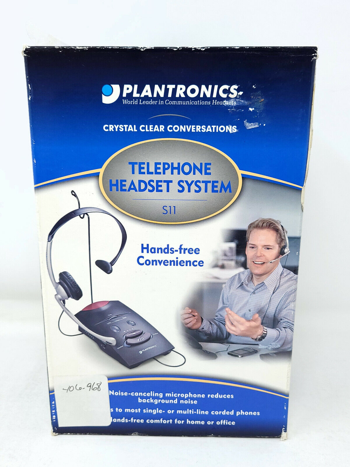 Plantronics S11 Headset System for Avaya Nortel Polycom - Open Box