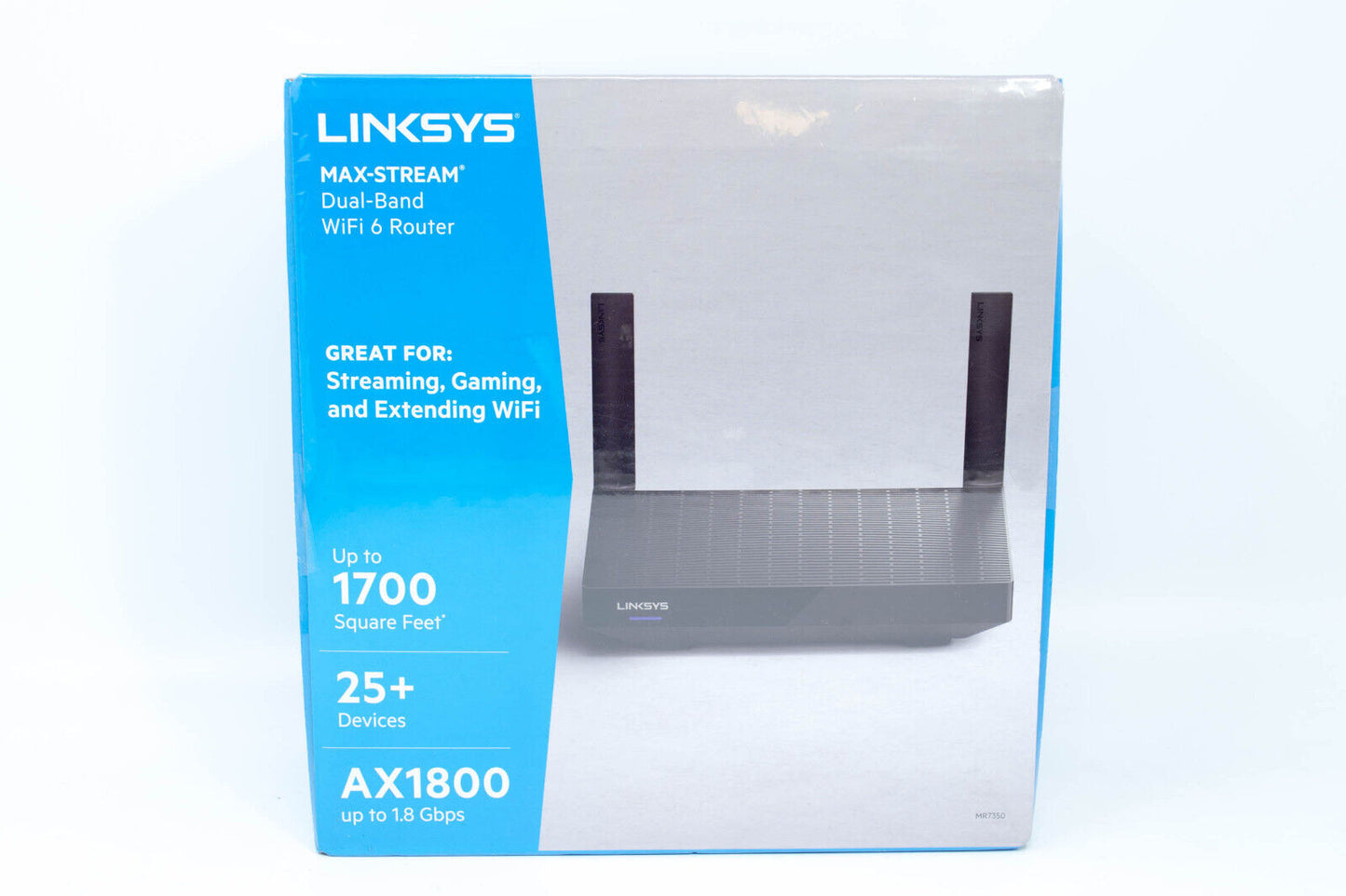 Linksys Max-Stream Dual-Band WiFi 6 Router MR7350 - Open Box