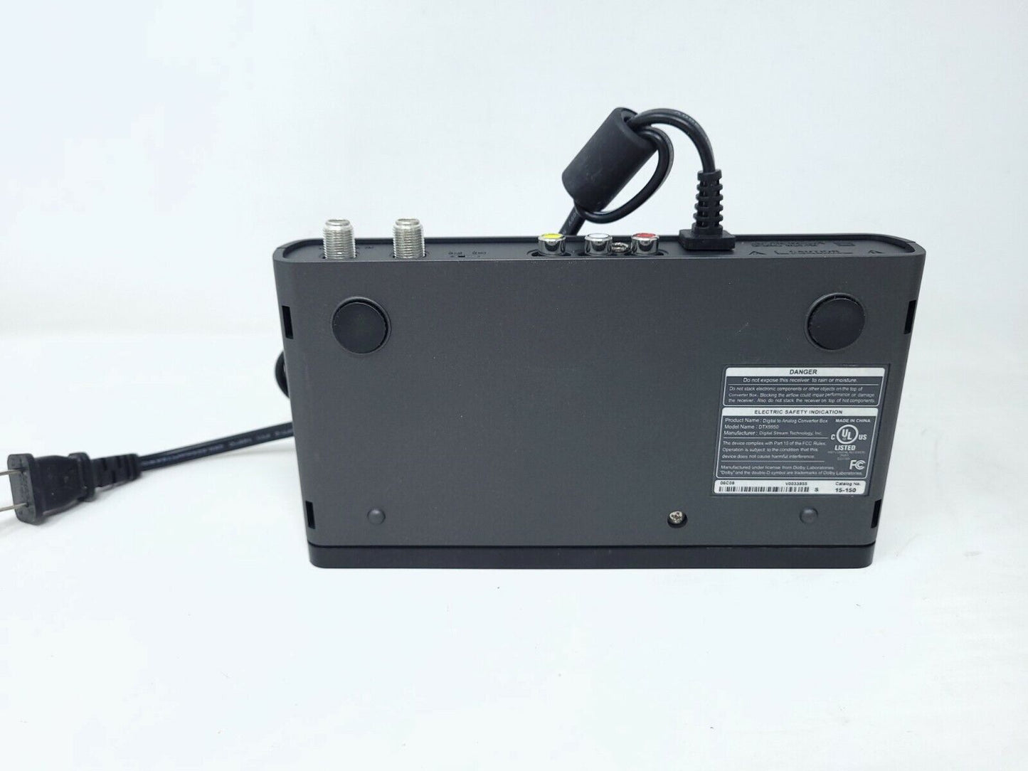 Digital Stream - Analog Pass-Through DTV Converter Box (DTX9950) - Used Cond