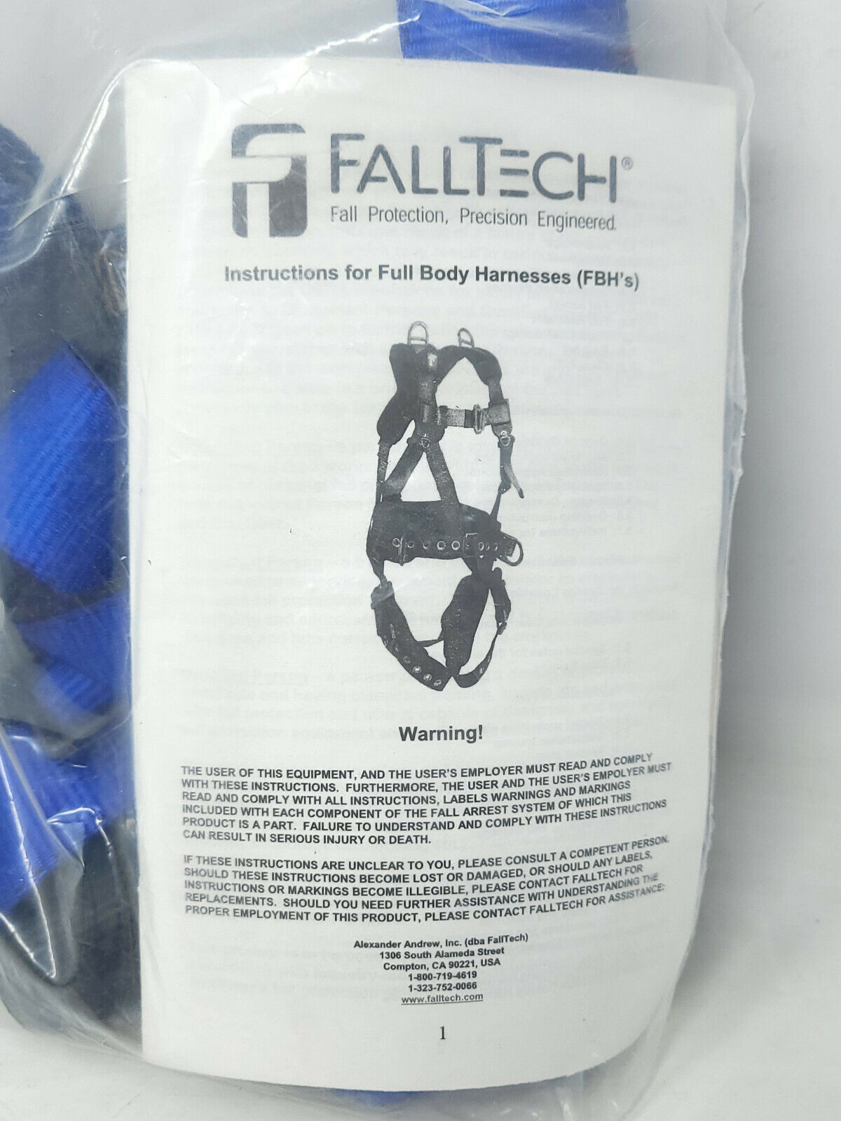 Falltech 7015 - Universal Lift Fall Protection Kit - Mfg: 09/2015 - New