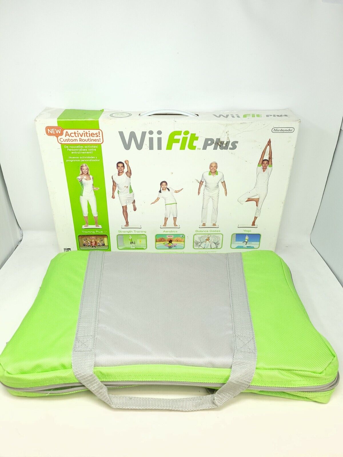 Nintendo Wii Fit Plus with Balance Board - Silicone Grip -CASE- Complete In Box