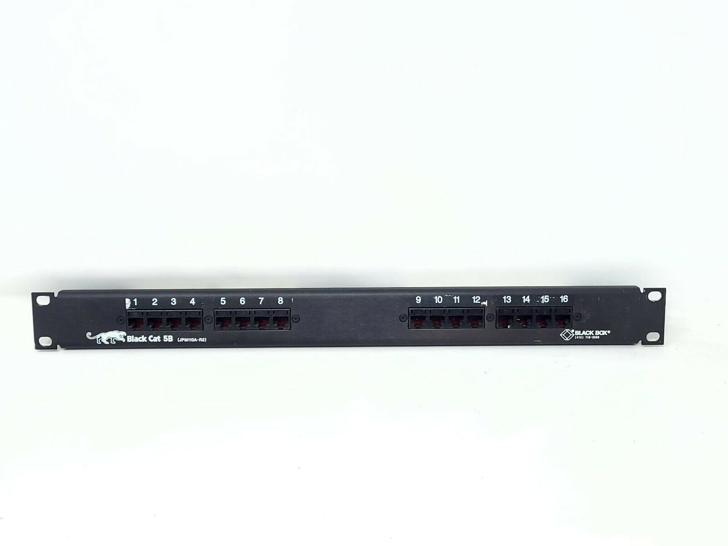 Lot of 3 Rackmount Cat5 Patch Panel 568B, RJ45 Ethernet - 16, 24, 48 - USED