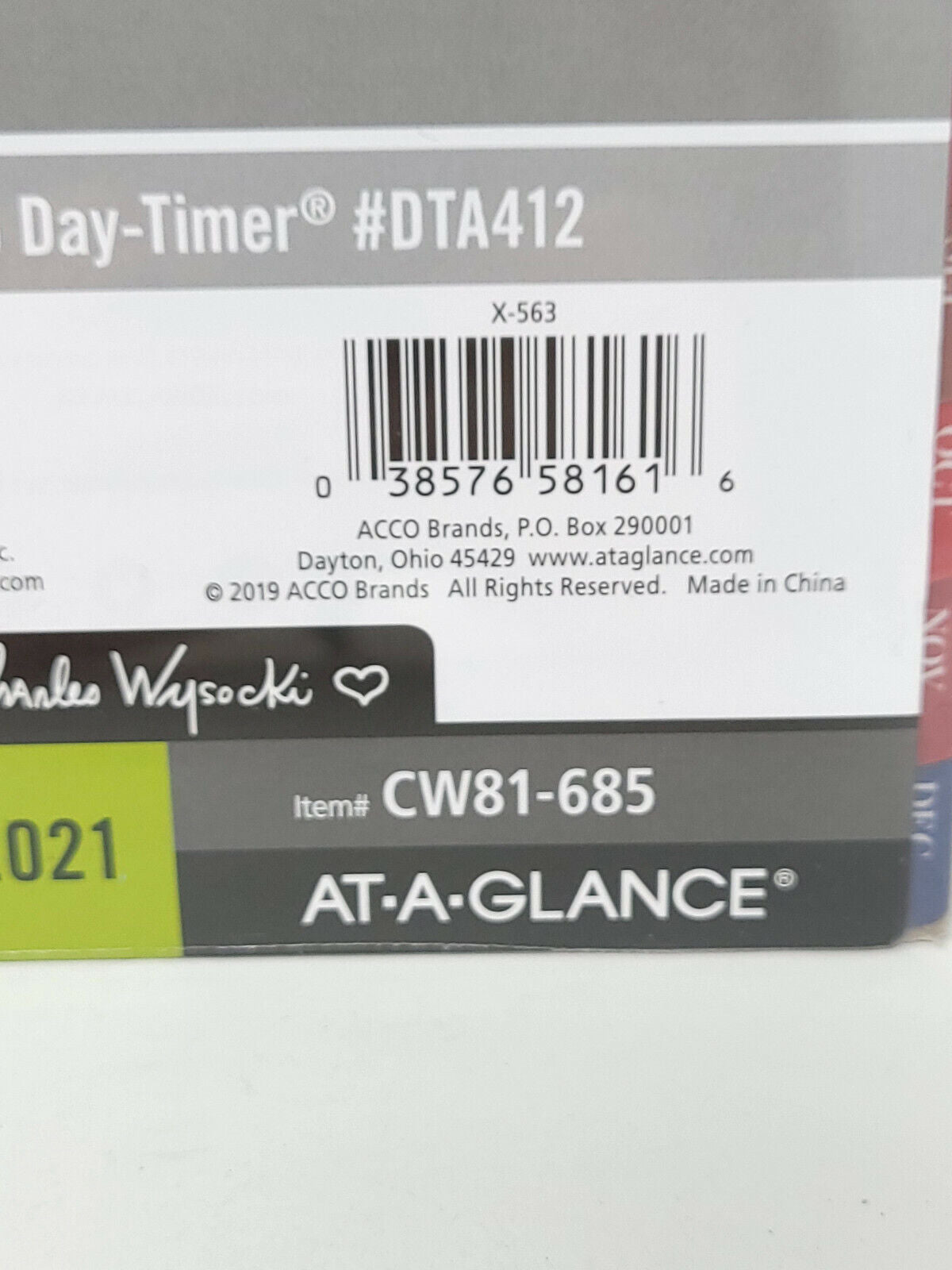 2021 Monthly Planner Refill by AT-A-GLANCE, CW81-685 5-1/2" x 8-1/2" size 4